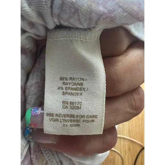 Vintage Intimately Free People Pink & Yellow Paisley Empire Waist Cami Top Y2K - Picture 9 of 12